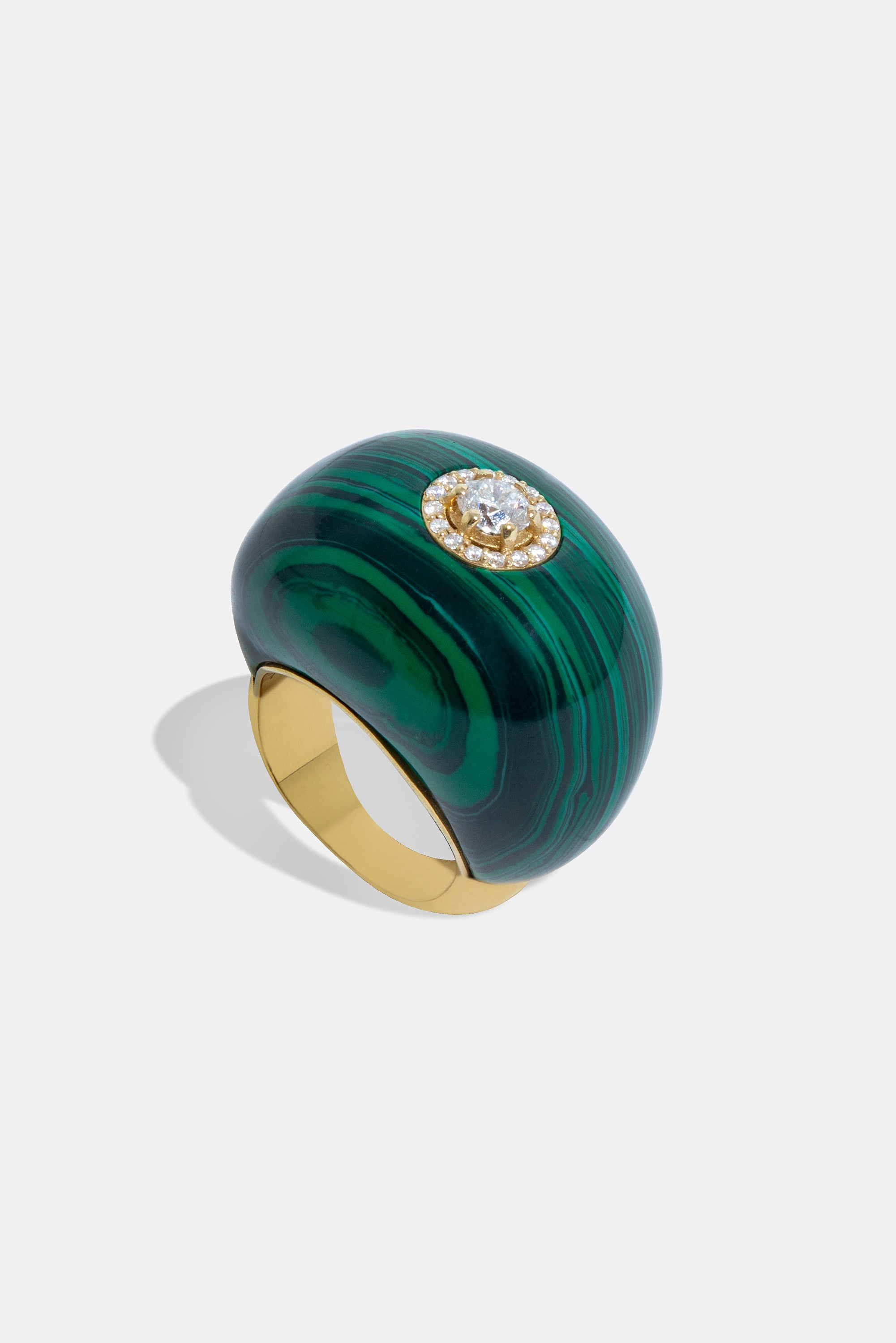 Malachite ring