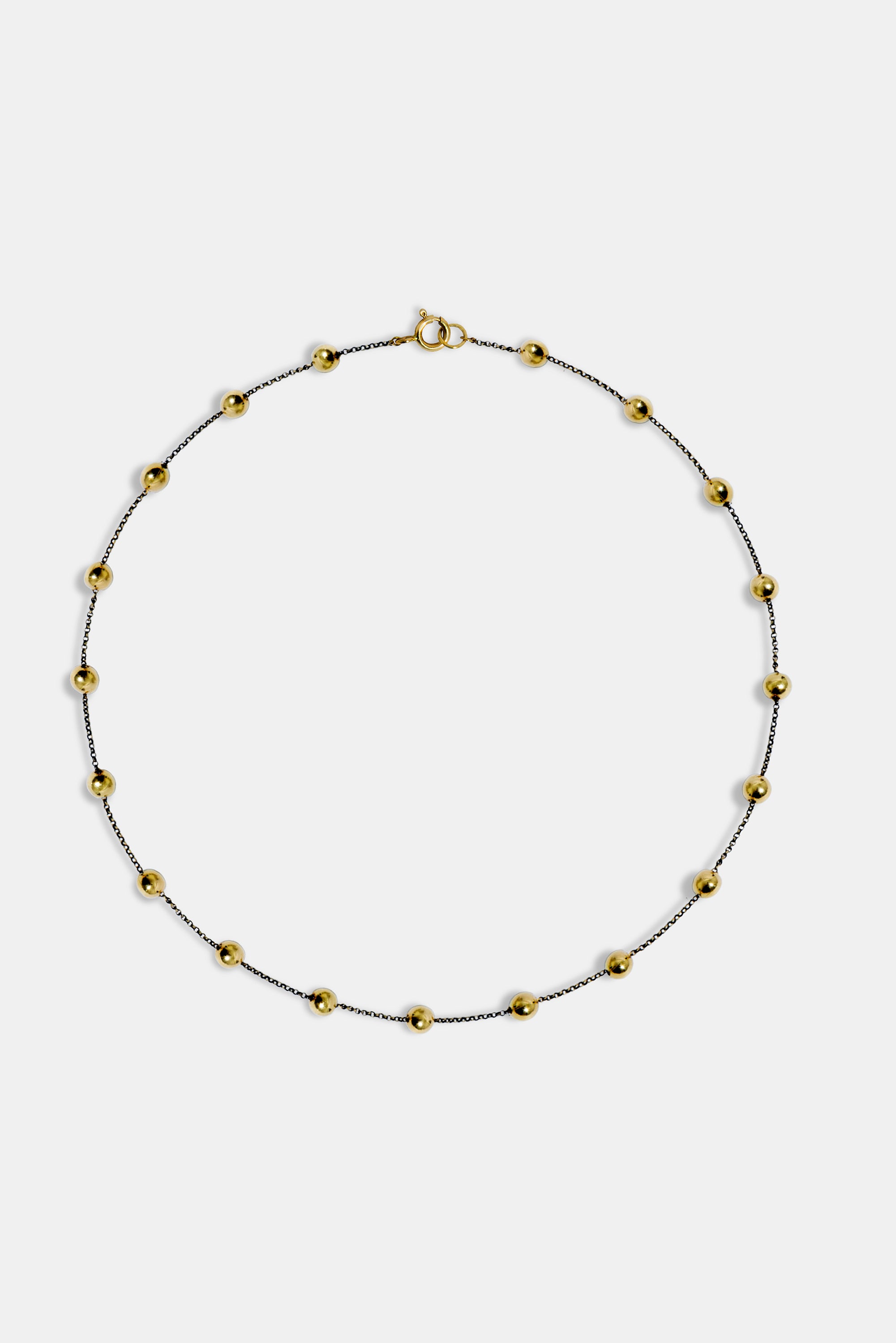 Balls & chain necklace 40cm