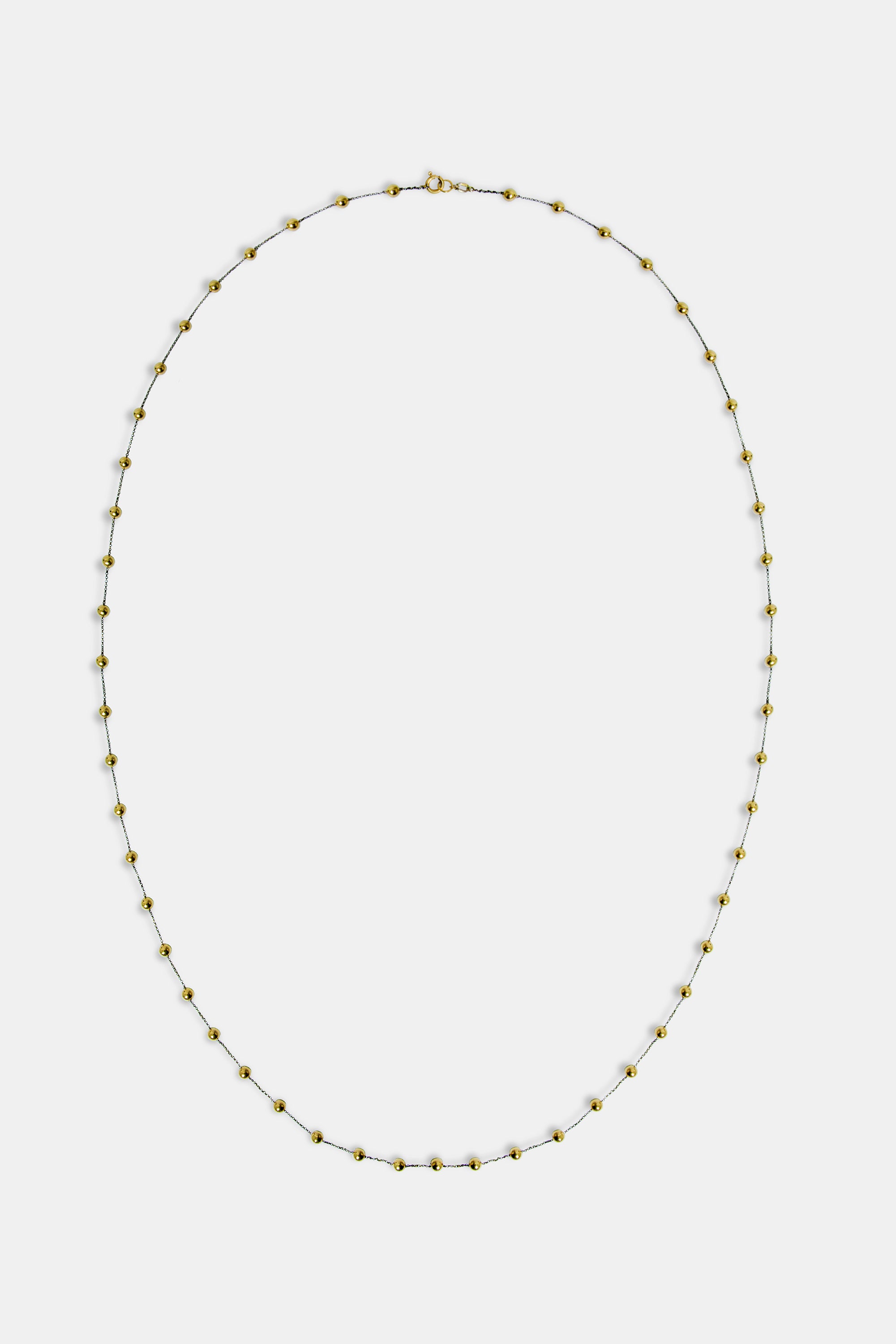 Balls & chain necklace 100cm