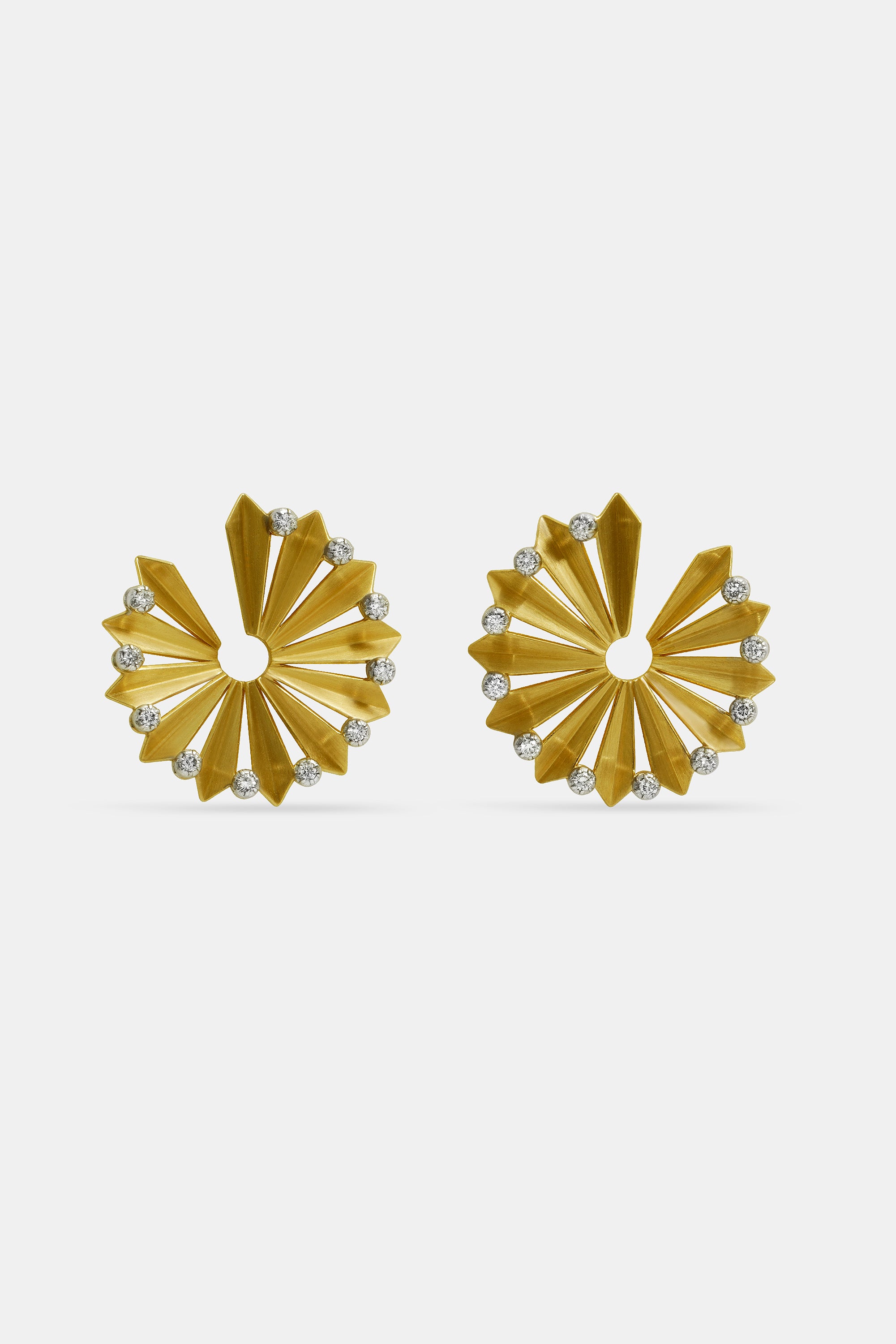 Swords circle earring