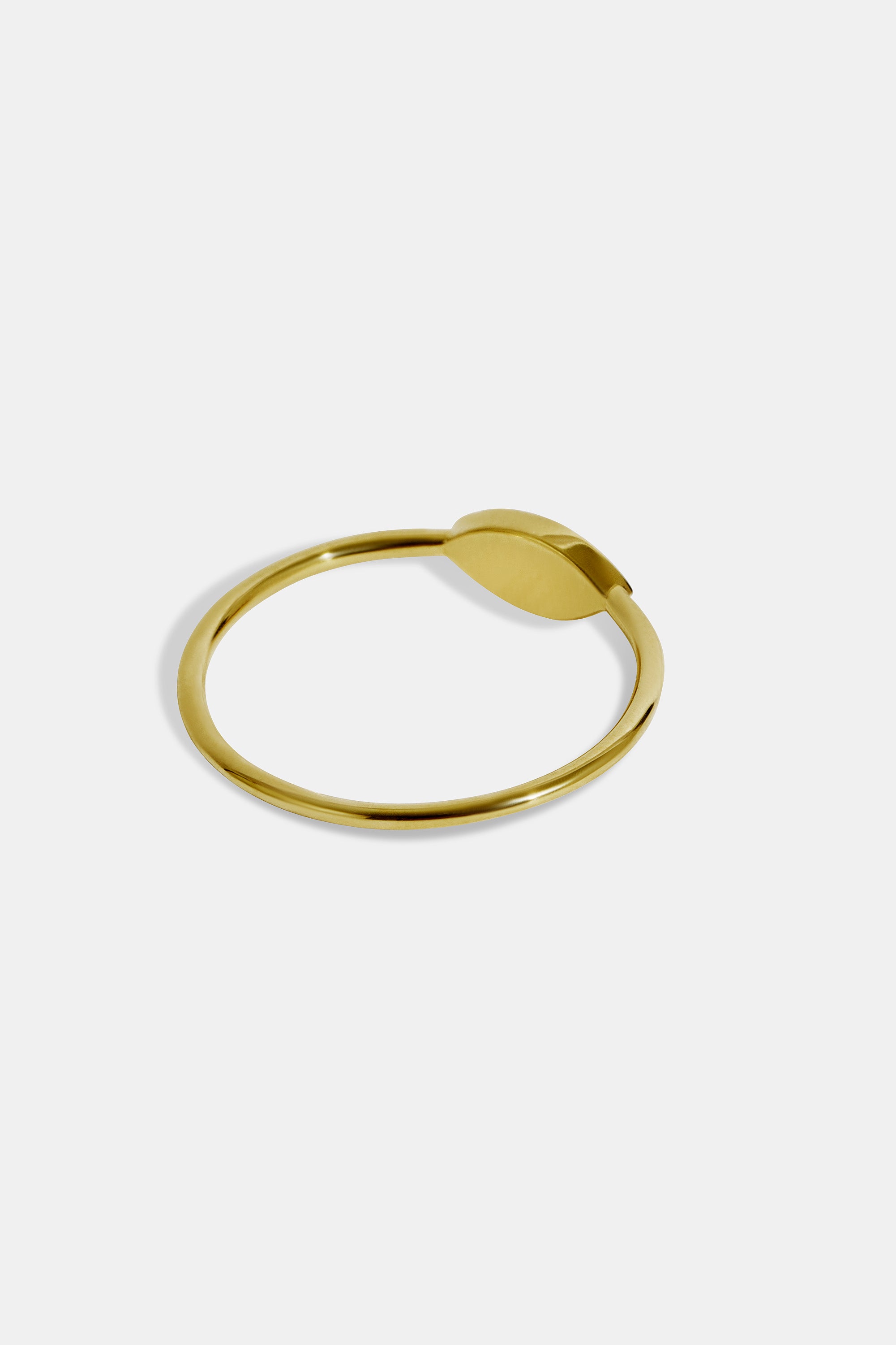 Midnight triple uneven tiny ring