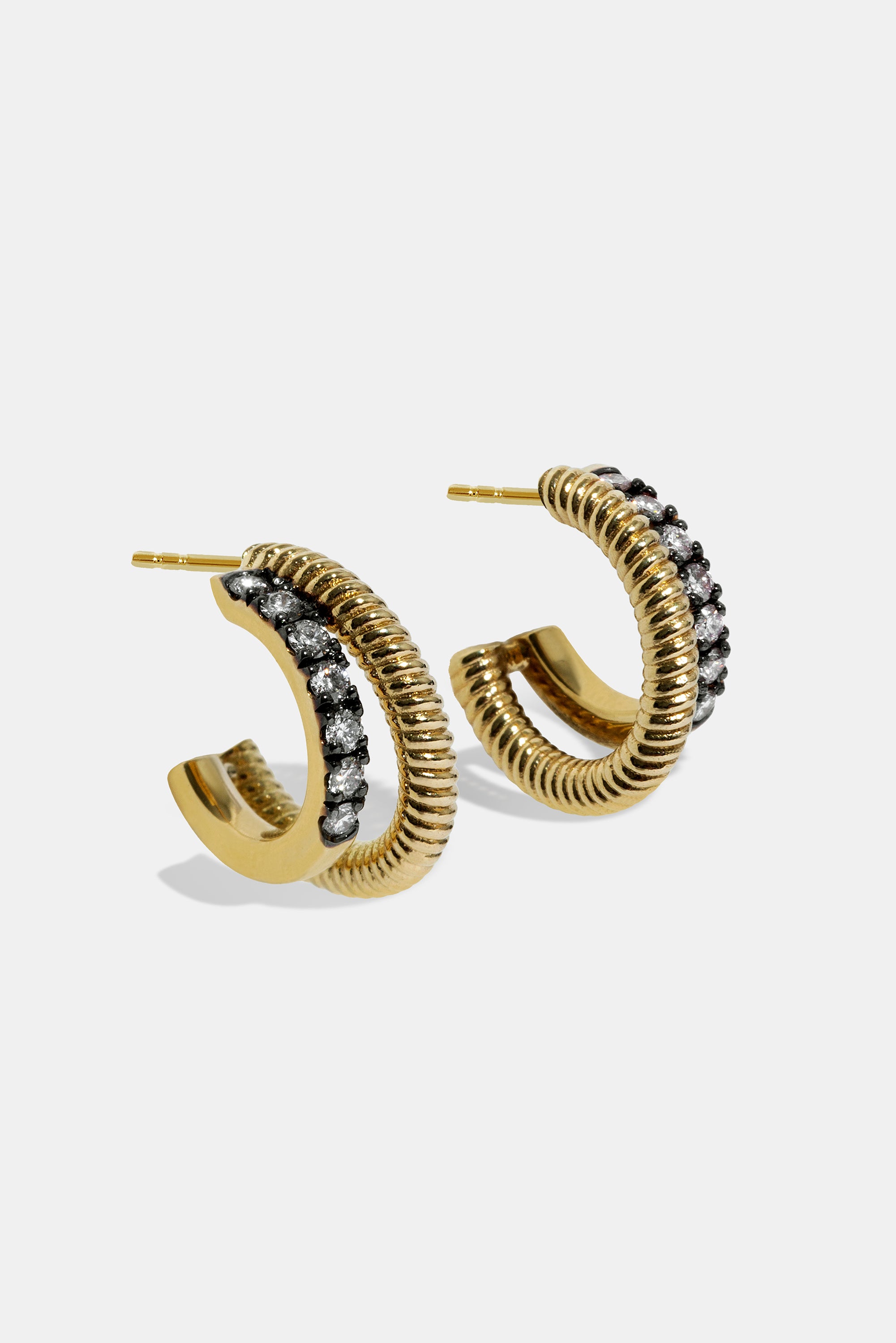 Cabo Night double hoop earrings