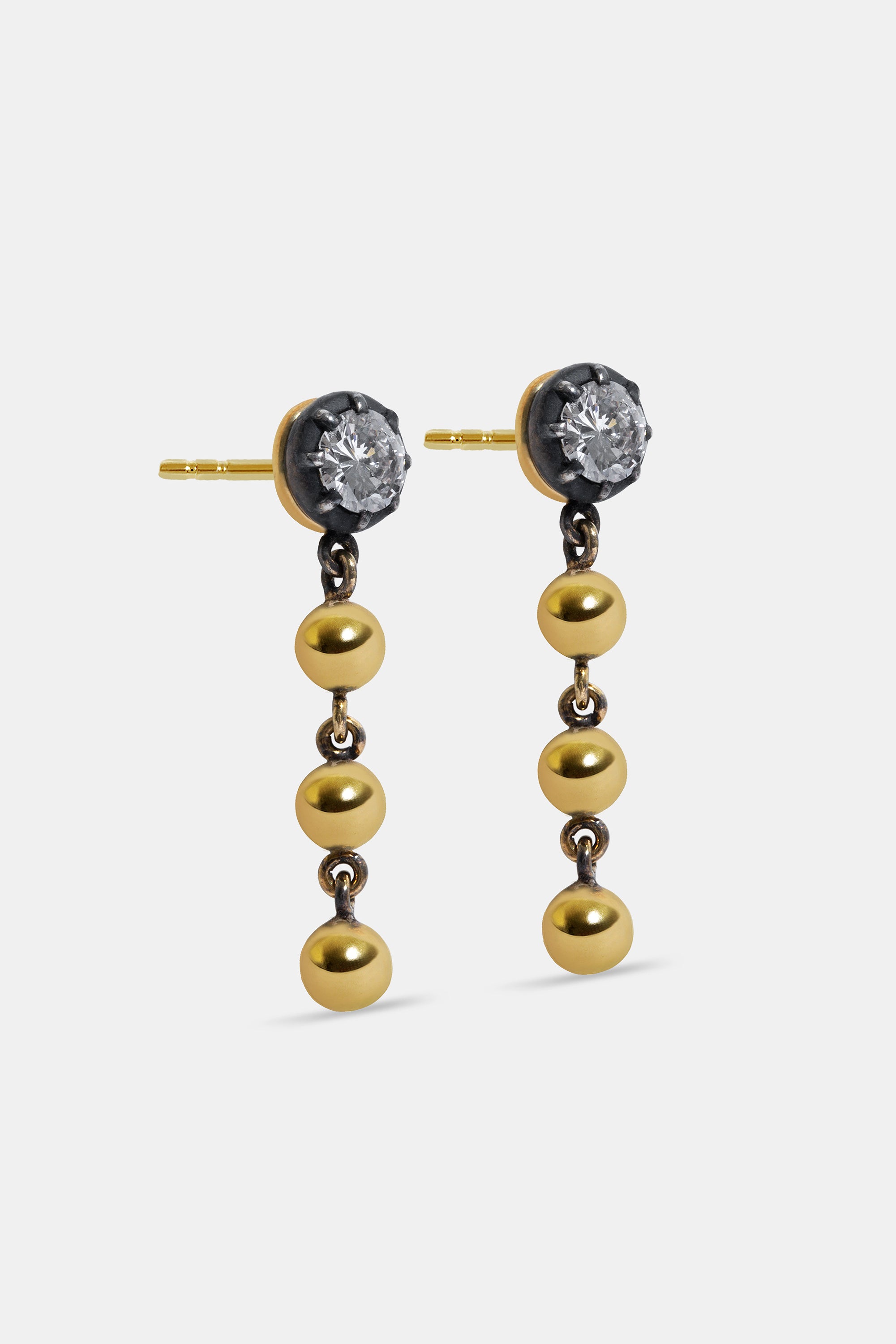 Pendientes Balls & diamonds