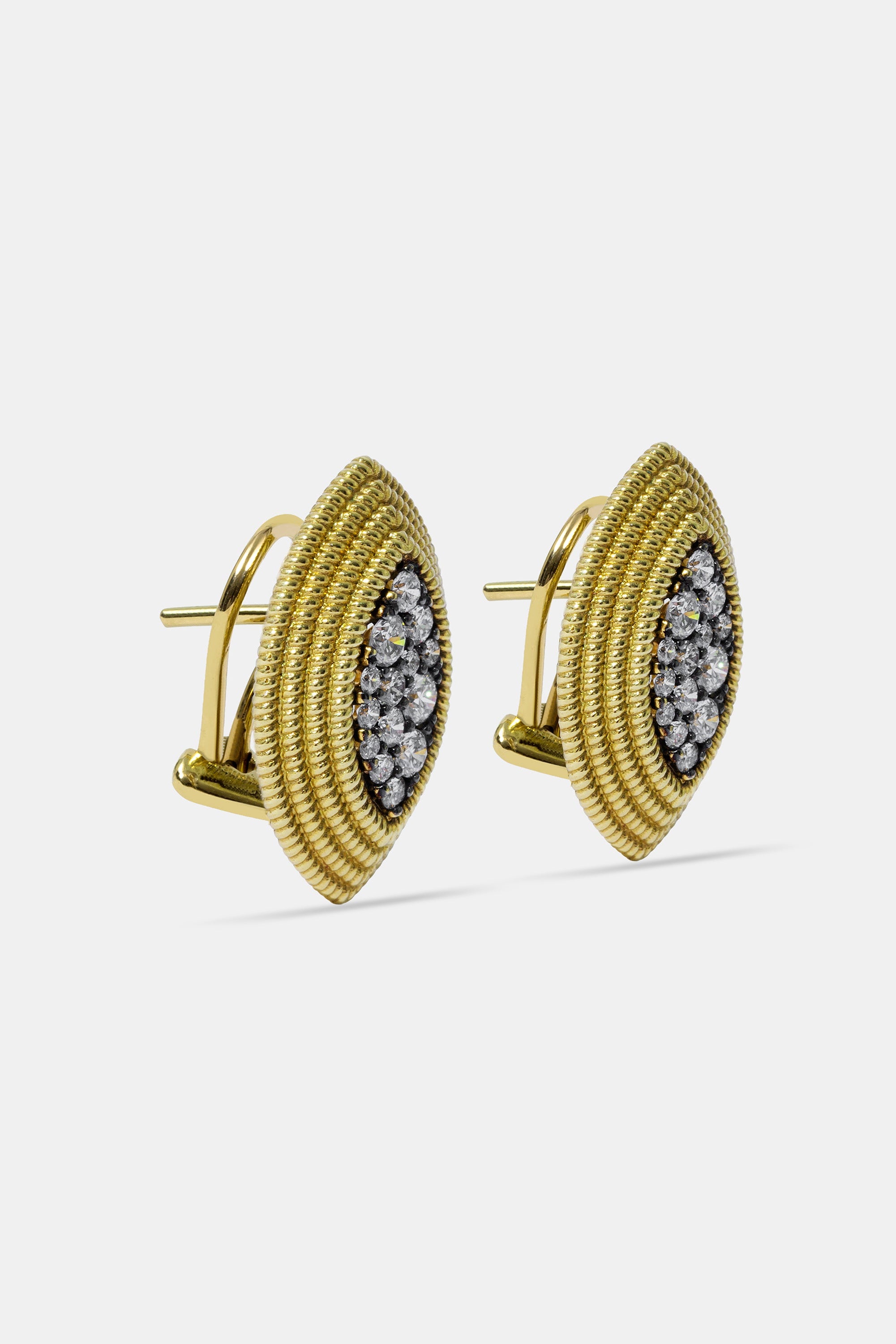 Cabo Night dragon omega earrings