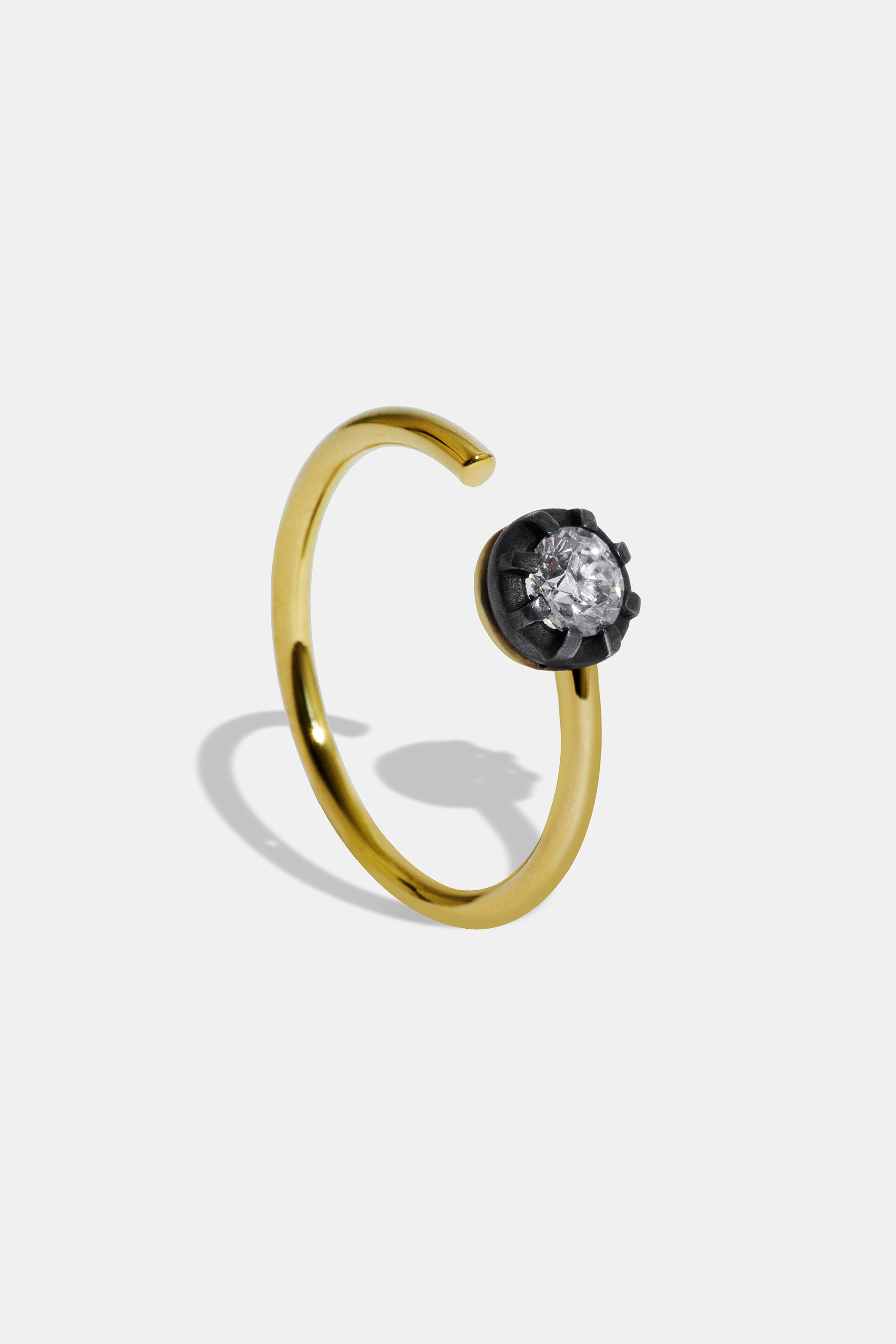 Midnight open ring 0.25ct.