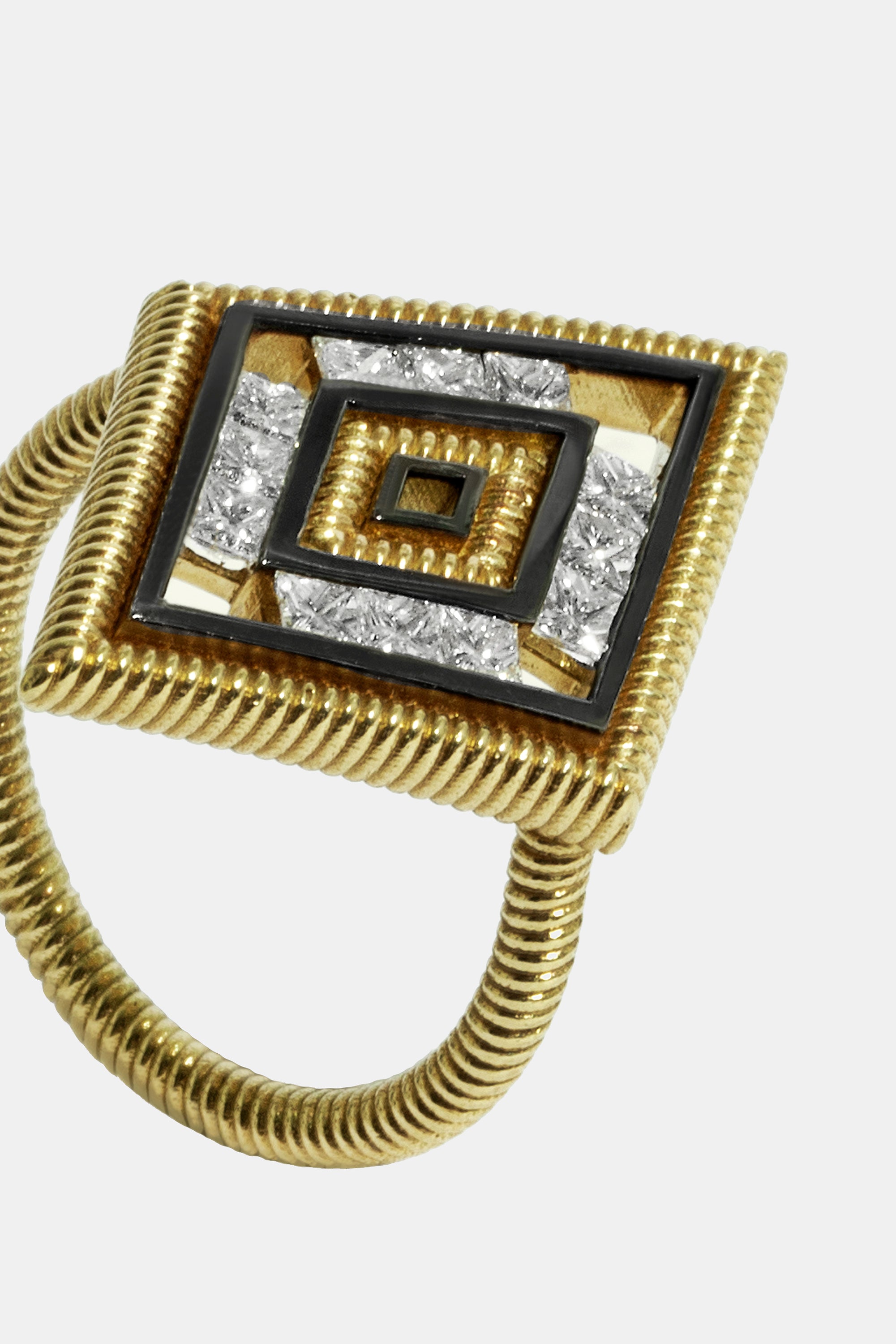 Anillo Cabo Night rombo