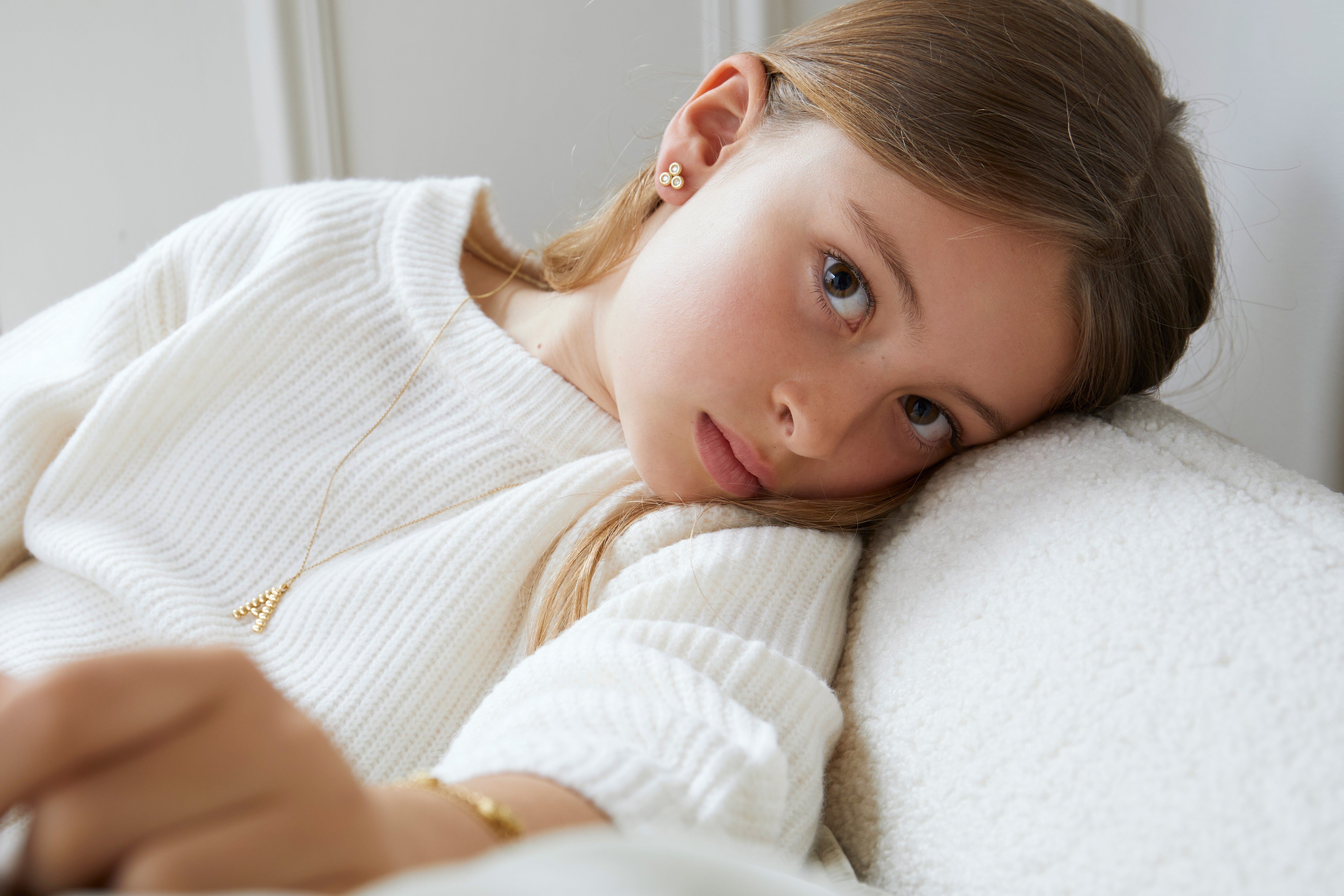 Colgante Gold & Gold letra mini